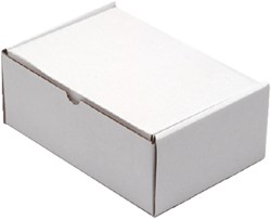 Postpakket CleverPack golfkarton 220x160x90mm wit pak à 5 stuks