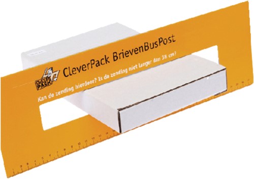 Brievenbusbox CleverPack A5 230x160x26mm karton wit pak à 5 stuks-3
