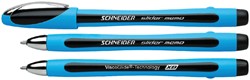 Balpen Schneider Slider Memo zwart extra breed