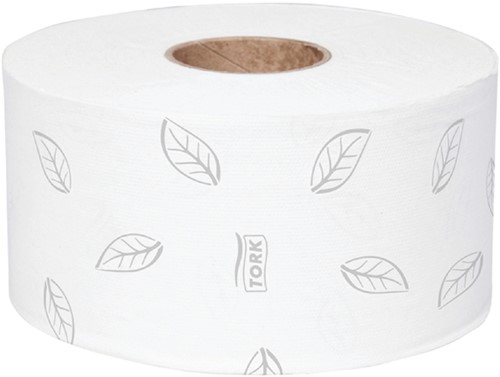 Toiletpapier Tork Mini jumbo T2 premium 3-laags 12x120mtr wit 110255-1