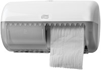 Toiletpapierdispenser Tork T4 Elevation duo wit 557000