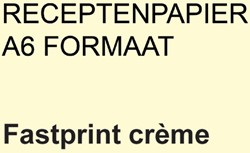 Receptpapier Fastprint A6 80gr creme 2000 vel