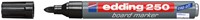 Whiteboardmarker edding 250 rond 1.5-3mm zwart