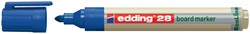 Viltstift edding 28 whiteboard Ecoline rond blauw 1.5-3mm