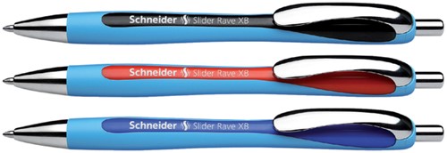 Balpen Schneider Slider Rave extra breed donkerblauw-3