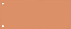 Scheidingsstrook Oxford smal 240x105mm 190gr oranje 100 stuks