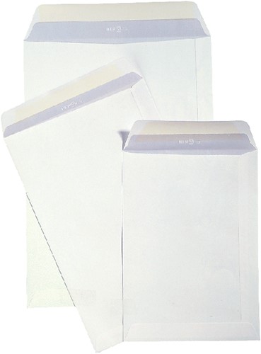 Envelop Hermes akte EC4 240x340mm zelfklevend wit doos à 250 stuks-2