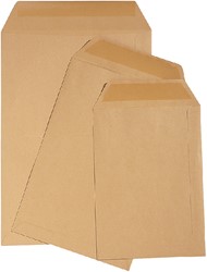 Envelop Quantore loonzak 85x125 70gr bruin 1000 stuks