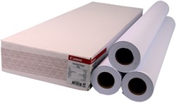 Inkjetpapier Canon 914mmx50m 80gr standaard 3 rollen