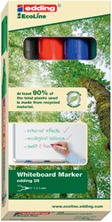 Viltstift edding 28 whiteboard Ecoline rond assorti 1.5-3mm 4st