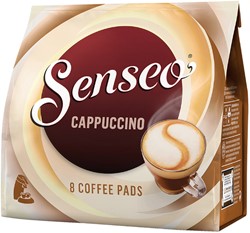 Koffiepads Douwe Egberts Senseo cappuccino 8 stuks