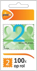Postzegel NL waarde 2 zelfklevend 100 stuks