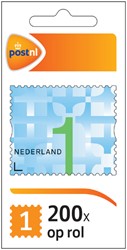 Postzegel NL waarde 1 zelfklevend 200 stuks