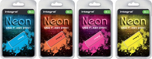 USB-stick 2.0 Integral 32GB neon geel-2