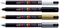 Brushverfstift Posca PCF350 goud-3