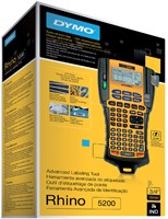 Labelprinter Dymo Rhino 5200 industrieel abc 19mm geel-3