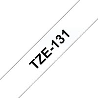 Labeltape Brother P-touch TZE-131 12mm zwart op transparant-2
