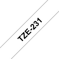 Labeltape Brother P-touch TZE-231 12mm zwart op wit-2