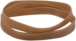 Elastiek Standard Rubber Bands 87 120x10mm 100gr 32 stuks bruin