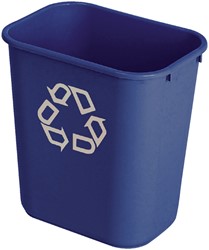Afvalbak blauw 26liter