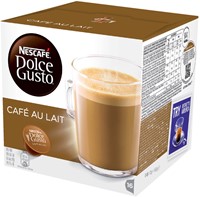 Koffiecups Dolce Gusto Cafe au Lait 16 stuks-1
