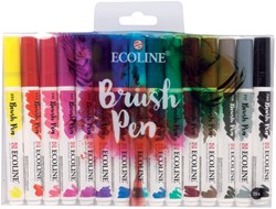 Brushpen Talens Art Creation Ecolline assorti etui à 15stuks
