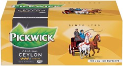 Thee Pickwick ceylon 100x2gr zonder envelop
