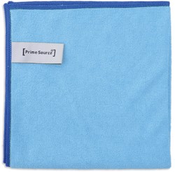 Microvezeldoek Primesource professional 38x38cm blauw pak à 10 stuks