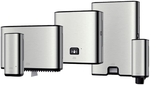 Handdoekdispenser Tork Express Image lijn Countertop Multifold H2 rvs 460005-5