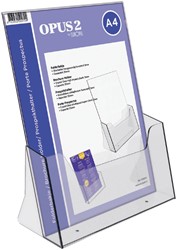 Folderhouder OPUS 2 A4 transparant