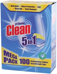 Vaatwastabletten Clean All-in-One 100 stuks
