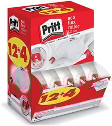 Correctieroller Pritt ECO Flex 4.2mmx10m promo pack à 12+4 gratis