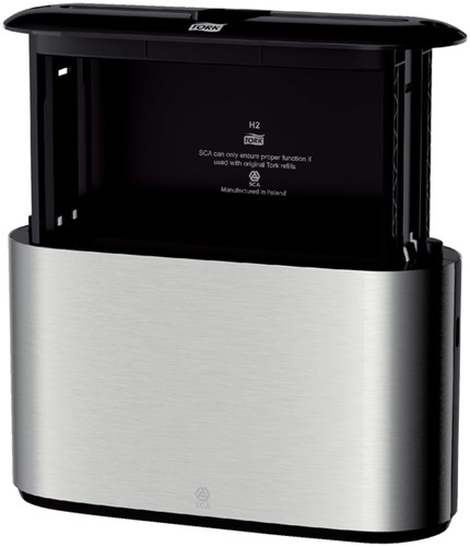 Handdoekdispenser Tork Express Image lijn Countertop Multifold H2 rvs 460005-6