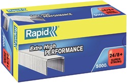 Nieten Rapid 24/8+ gegalvaniseerd superstrong 5000 stuks