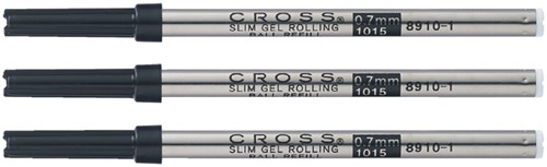 Rollerpenvulling Cross classic century en Click zwart 0.7mm-3