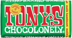 Chocolade Tony's Chocolonely reep 180gr melk hazelnoot