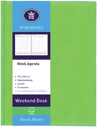 Agenda 2023 Ryam Weekend Desk Lazio 7dagen/2pagina's assorti