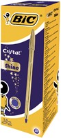 Balpen BIC Cristal medium goud-3