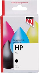 Inktcartridge Quantore alternatief tbv HP 51645A 45 zwart