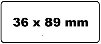 Labeletiket Quantore 99012 36x89mm adres wit 2 rollen-2