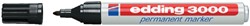 Viltstift edding 3000 rond zwart 1.5-3mm