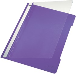 Snelhechter Leitz Standaard A4 gerecycled PP violet