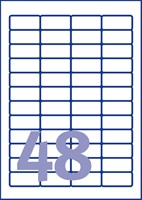 Etiket Avery L4736REV-25 45.7x21.2mm wit 1200 stuks-2