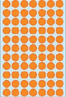 Etiket HERMA 2234 rond 13mm fluor oranje 1848stuks-3