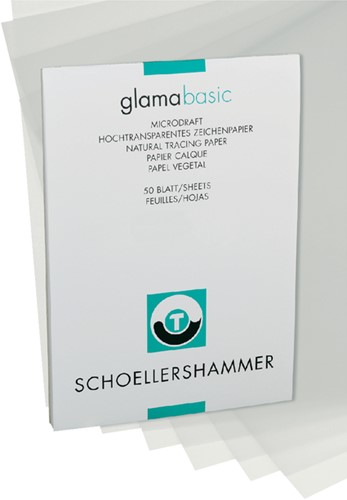 Ontwerpblok Schoellershammer A3 80-85gr transparant 50 vel