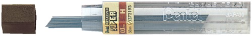 Potloodstift Pentel H 0.3mm  zwart koker à 12 stuks