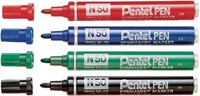 Viltstift Pentel N50 rond 1.5-3mm rood-2