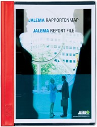 Rapportenmap Jalema A4 met snelhechter rood
