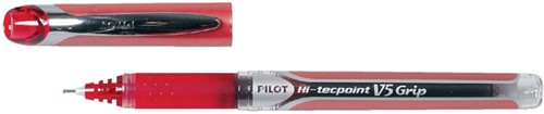 Rollerpen PILOT Hi-Tecpoint V5 Grip fijn rood