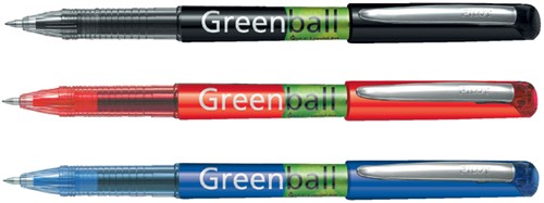 Rollerpen PILOT Greenball Begreen medium zwart-2